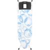 Brabantia Size B Ironing Board (49×15 in) 7 Height Options, Solid Steam Unit Rest Holder (Denim Black) Non-Slip Feet, Anti-Collapse Child Locks(Bubbles)