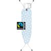 Brabantia Size B Ironing Board (49×15 in) 7 Height Options, Solid Steam Unit Rest Holder (Denim Black) Non-Slip Feet, Anti-Collapse Child Locks(Fresh Breeze)