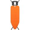 Brabantia Size B Ironing Board (49×15 in) 7 Height Options, Solid Steam Unit Rest Holder (Denim Black) Non-Slip Feet, Anti-Collapse Child Locks(Happy Glow)