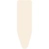 Brabantia Size D (53 x 18 in) Replacement Ironing Board Cover with Thick Foam & Felt Padding (Denim Black) Easy-Fit, 100% Cotton(Ecru)