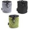 Brabantia x1 Premium Clothespin Storage Bag with Hanging Carabiner & Closing Cord (Random Color) Space Saving Organizer for Clothes Pins, Hangs on Clothesline/Drying Rack, Holds up to 150 Pins