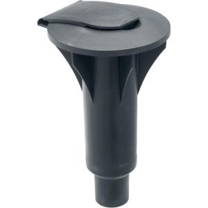 Brabantia – Concrete Tube Plastic – Clothes Drying Rack Accessories – Closable Cap – Ground – Weather-Resistant Plastic – for Topspinner and Lift-O-Matic – Black – Size 2 – Ø 45mm Pole(1.77″ / 45mm)