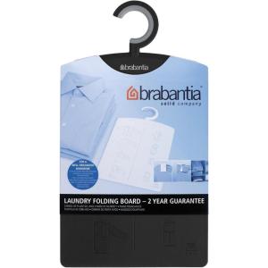 Brabantia Folding Board (Calm Green) Shirt Board, Laundry Folder, Folding Clothes Helper (8 x 0.2 x 15″)(Black)