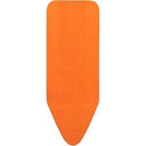 Brabantia Size D (53 x 18 in) Replacement Ironing Board Cover with Thick Foam & Felt Padding (Denim Black) Easy-Fit, 100% Cotton(Happy Glow)