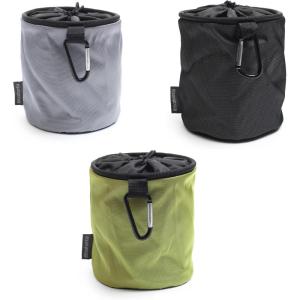Brabantia x1 Premium Clothespin Storage Bag with Hanging Carabiner & Closing Cord (Random Color) Space Saving Organizer for Clothes Pins, Hangs on Clothesline/Drying Rack, Holds up to 150 Pins