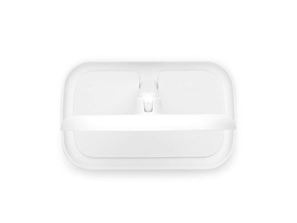 image:imageBrabantia Renew 360 Adjustable Vanity Bathroom Mirror with Stand amp Storage Tray White NonSlip Tray for Makeup Jewellery Shaving Accessories 8x8x11