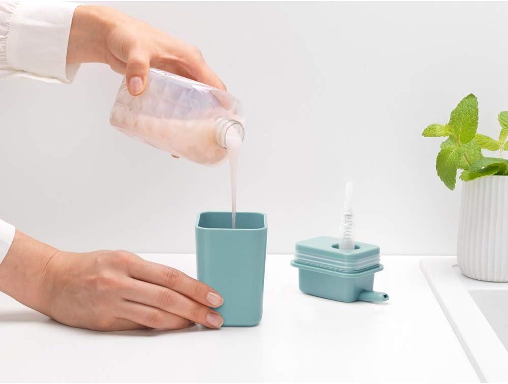 image:imageBrabantia Soap Dispenser 7oz Jade Green Handwash Lotion Shampoo Pump for BathroomKitchen Easy Refill Easy CleanMint