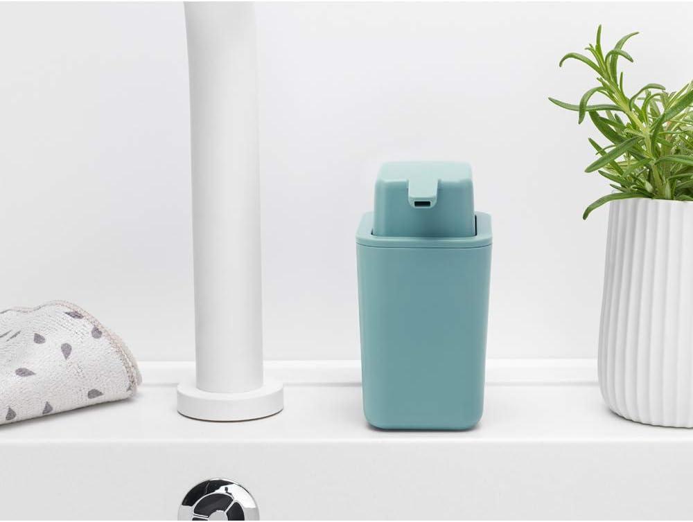 image:imageBrabantia Soap Dispenser 7oz Jade Green Handwash Lotion Shampoo Pump for BathroomKitchen Easy Refill Easy CleanMint