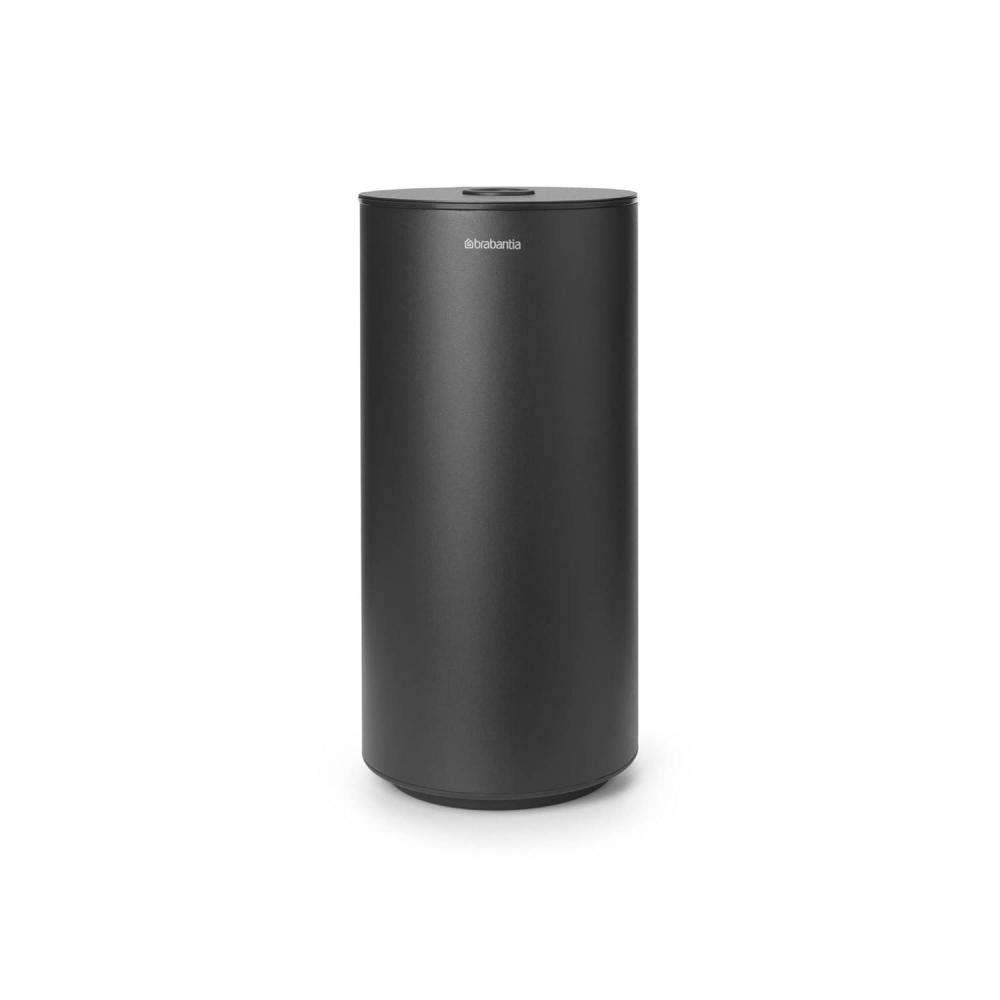 image:imageBrabantia Mindset Toilet Roll Dispenser Mineral Infinite Gray AntiRust Discreet Bathroom Tissue Holder 2 Spare Rolls 537 WallMountable Tidy Storage
