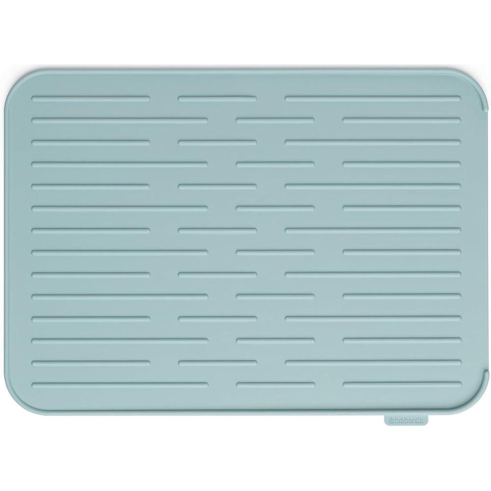image:imageBrabantia Sinkside Silicone Dish Pot Drying Mat Jade Green Soft NonSlip Kitchen Counter Sink Top Drainer for DishwashingMint