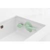 Brabantia 215780 Dish Brush & Suction Holder, Dish Washing Brush, Suction Cup Holder, Jade Green, W 9.3 x D 4.3 x H 2.6 inches (23.5 x 11 x 6.5 cm)(Jade Green)