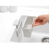 Brabantia Brabanta SinkSide in-Sink Organizer (Dark Gray) Tidy Storage/Drainage Container with Suction Cups for Kitchen Sink Sponges, Cloths, Dishsoap(Light Gray)