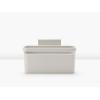 Brabantia Brabanta SinkSide in-Sink Organizer (Dark Gray) Tidy Storage/Drainage Container with Suction Cups for Kitchen Sink Sponges, Cloths, Dishsoap(Light Gray)