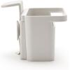 Brabantia Brabanta SinkSide in-Sink Organizer (Dark Gray) Tidy Storage/Drainage Container with Suction Cups for Kitchen Sink Sponges, Cloths, Dishsoap(Light Gray)