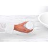 Brabantia MindSet Bathroom Storage Pot with Lid (Mineral Fresh White) Cue Tip, Cotton Pads, Jewellery Storage Organizer Holder for Washbasin or Cupboard