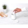 Brabantia MindSet Bathroom Storage Pot with Lid (Mineral Fresh White) Cue Tip, Cotton Pads, Jewellery Storage Organizer Holder for Washbasin or Cupboard