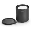 Brabantia MindSet Bathroom Storage Pot with Lid (Mineral Infinite Gray) Cue Tip, Cotton Pads, Jewellery Storage Organizer Holder for Washbasin or Cupboard