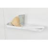Brabantia MindSet Wall-Mounted Shower Shelf & Squeegee (Mineral Fresh White) Shower Soap, Shampoo Holder + Glass Cleaner (2.9 x 16.5 x 3.5)(Mineral Fresh White)
