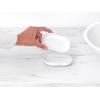Brabantia Mindset Soap Dish (Mineral Fresh White) Anti-Rust Metal, Non-Slip Basin Soap Tray Holder for Bathroom, Shower, Kitchen Sink