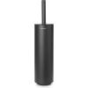 Brabantia Mindset Toilet Brush & Holder (Mineral Infinite Gray) Bristle Brush Toilet Bowl Cleaner, Wall Mountable, Discrete Holder, Removable Inner Holder (LWH: 3.8 x 4.3 x 16.5)