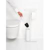 Brabantia Mindset Toilet Butler | Mineral Fresh White | Freestanding All-in-One Bathroom Accessory Set | Toilet Paper Holder Stand, Integrated Shelf & Toilet Brush & Holder | Bathroom Phone Holder(Mineral Fresh White)