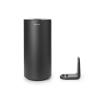 Brabantia Mindset Toilet Roll Dispenser (Mineral Infinite Gray) Anti-Rust, Discreet Bathroom Tissue Holder, 2 Spare Rolls (Ø 5.37″) Wall-Mountable Tidy Storage