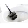 Brabantia Profile Toilet Brush and Holder (Black) Freestanding/Wall-Mounted Toilet Bowl Cleaner with Discreet Case Stand for Bathroom(Brilliant Steel)