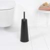 Brabantia ReNewToilet Brush & Holder Set (Matt Black) Free-Standing, Non-Slip/Scratch Base, Hygenic Discreet Toilet Bowl Cleaner(Black)