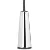 Brabantia ReNewToilet Brush & Holder Set (Matt Black) Free-Standing, Non-Slip/Scratch Base, Hygenic Discreet Toilet Bowl Cleaner(Brilliant Steel)