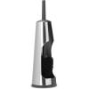 Brabantia ReNewToilet Brush & Holder Set (Matt Black) Free-Standing, Non-Slip/Scratch Base, Hygenic Discreet Toilet Bowl Cleaner(Matt Steel/Black)