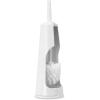 Brabantia ReNewToilet Brush & Holder Set (Matt Black) Free-Standing, Non-Slip/Scratch Base, Hygenic Discreet Toilet Bowl Cleaner(White)