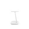 Brabantia Renew 360° Adjustable Vanity Bathroom Mirror with Stand & Storage Tray (White) Non-Slip Tray for Makeup, Jewellery, Shaving Accessories (8x8x11)