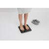 Brabantia Renew Digital Bathroom Weighing (Dark Gray) Battery-Powered Personal Body Weight Scales with Backlit LED Display