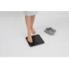 Brabantia Renew Digital Bathroom Weighing (Dark Gray) Battery-Powered Personal Body Weight Scales with Backlit LED Display