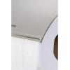 Brabantia Renew Toilet Roll Holder (Brilliant Steel) Left & Right Handed Use, Drill/No-Drill Install, Rust-Free Bathroom Paper Dispenser(Brilliant Steel)