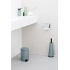 Brabantia Renew Toilet Roll Holder (Brilliant Steel) Left & Right Handed Use, Drill/No-Drill Install, Rust-Free Bathroom Paper Dispenser(Green)