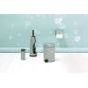 Brabantia Renew Toilet Roll Holder (Brilliant Steel) Left & Right Handed Use, Drill/No-Drill Install, Rust-Free Bathroom Paper Dispenser(Green)