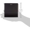 Brabantia Renew Toilet Roll Holder (Brilliant Steel) Left & Right Handed Use, Drill/No-Drill Install, Rust-Free Bathroom Paper Dispenser(Matt Black)