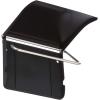 Brabantia Renew Toilet Roll Holder (Brilliant Steel) Left & Right Handed Use, Drill/No-Drill Install, Rust-Free Bathroom Paper Dispenser(Matt Black)