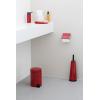 Brabantia Renew Toilet Roll Holder (Brilliant Steel) Left & Right Handed Use, Drill/No-Drill Install, Rust-Free Bathroom Paper Dispenser(Passion Red)