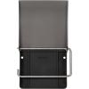 Brabantia Renew Toilet Roll Holder (Brilliant Steel) Left & Right Handed Use, Drill/No-Drill Install, Rust-Free Bathroom Paper Dispenser(Platinum)