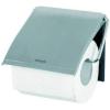 Brabantia Renew Toilet Roll Holder (Brilliant Steel) Left & Right Handed Use, Drill/No-Drill Install, Rust-Free Bathroom Paper Dispenser(Silver)