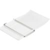 Brabantia Renew Toilet Roll Holder (Brilliant Steel) Left & Right Handed Use, Drill/No-Drill Install, Rust-Free Bathroom Paper Dispenser(White)