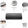 Brabantia Roll Top Bread Box | Large | Matt Black | Metal Front Opening Bread Store for Kitchen Countertop | Partly Flat Top for Extra Storage, Magnet Closing Lid | Fits 2 Loaves