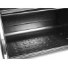 Brabantia Roll Top Bread Box | Medium | Matt Black | Large Metal Front Opening Bread Store for Kitchen Countertop | Partly Flat Top for Extra Storage, Magnet Closing Lid | Fits 1 Loaf