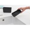Brabantia Sink Organiser (Dark Gray) Non-Slip, Non-Scratch Kitchen Countertop Storage Caddy for Dish Brush, Soap, Cloths(Dark Gray)