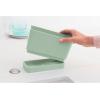 Brabantia Sink Organiser (Dark Gray) Non-Slip, Non-Scratch Kitchen Countertop Storage Caddy for Dish Brush, Soap, Cloths(Jade Green)