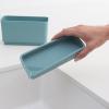 Brabantia Sink Organiser (Dark Gray) Non-Slip, Non-Scratch Kitchen Countertop Storage Caddy for Dish Brush, Soap, Cloths(Mint)