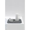 Brabantia SinkSide 16 x 19″ Microfiber Dish Drying Mat for Kitchen Countertop (Dark Gray) Foldable Machine-Safe Absorbable Pad for Plates, Pots, Glasses(Dark Gray)