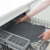 Brabantia Sinkside Silicone Dish Pot Drying Mat (Jade Green) Soft, Non-Slip Kitchen Counter Sink Top Drainer for Dishwashing(Dark Gray)